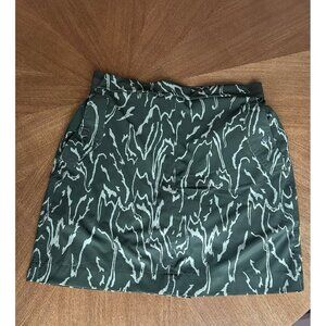 Athleta Skort Women 10 Skirt Vienna Cargo Green Shorts
